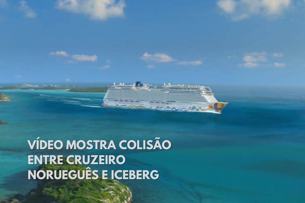 colisão entre navio norueguês e iceberg colisão entre navio norueguês e iceberg