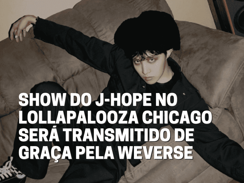 j-hope-lollapalooza-chicago J-Hope no Lolla, J-Hope no Lollapalooza, J-Hope Weverse, Transmissão J-Hope Weverse, Weverse, Hulu, BTS