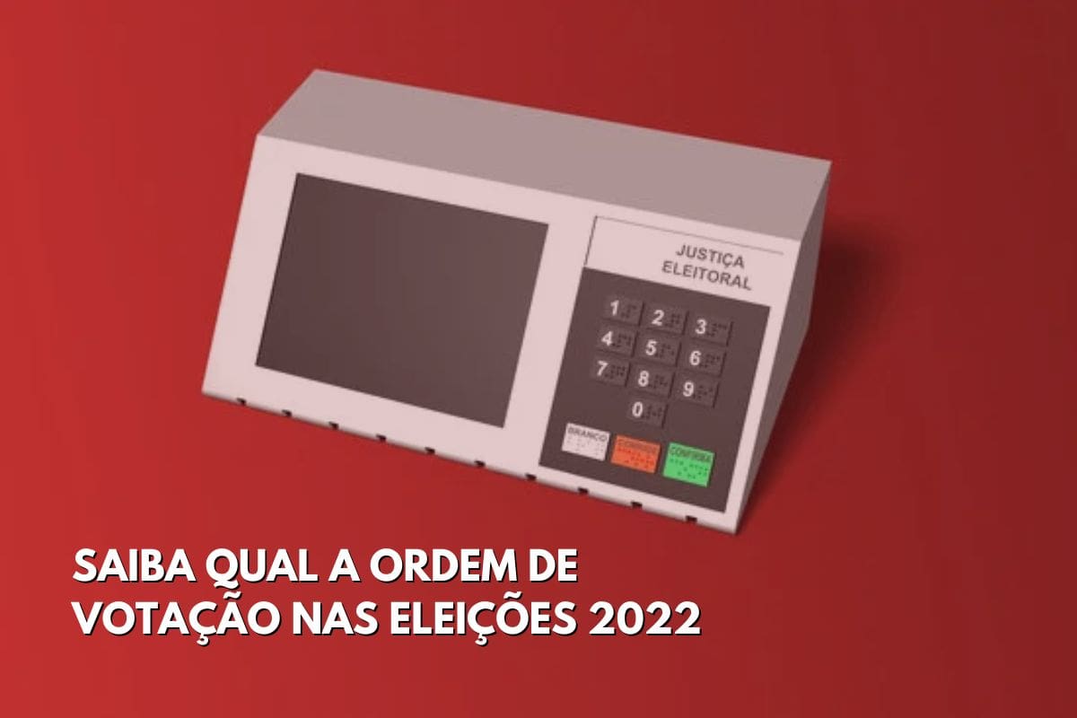 Ordem de votação - eleições 2022 Ordem de votação - eleições 2022