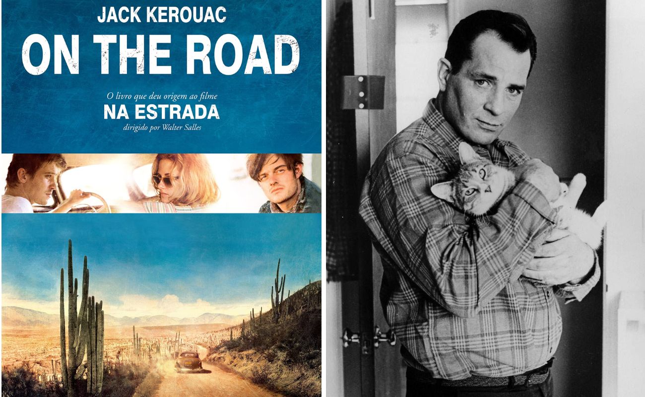 Kerouac-On-the-Road Kerouac entre o ter e o ser. | Foto: Reprodução/Montagem.